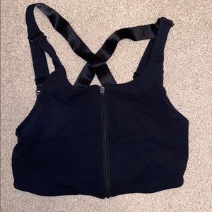 Gymshark zip sports bra